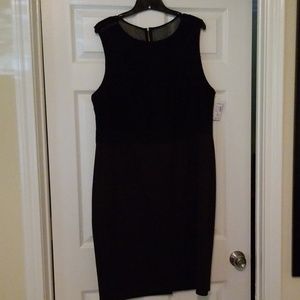 Ashley Graham Dresses - Mesh and lace embellished sheath Ashley Graham Dresses - Mesh and lace embellished sheath